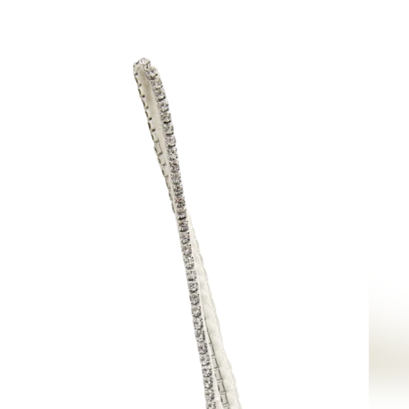 Zara Oyster white sparkly straps long slip dress 2 available (1)M (1)XL - Picture 8 of 11